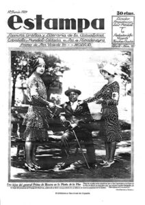 El "copo" y los "jabegotes" (Revista Estampa / 18.06.1929)