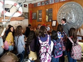 Alumnos visitan el Ecomuseo de Astilleros Nereo