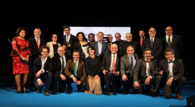 Premiados, autoridades y jurado