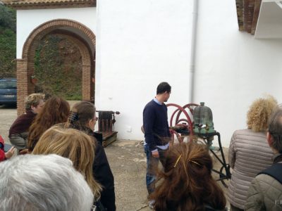 Vista de antigua maquinaria.